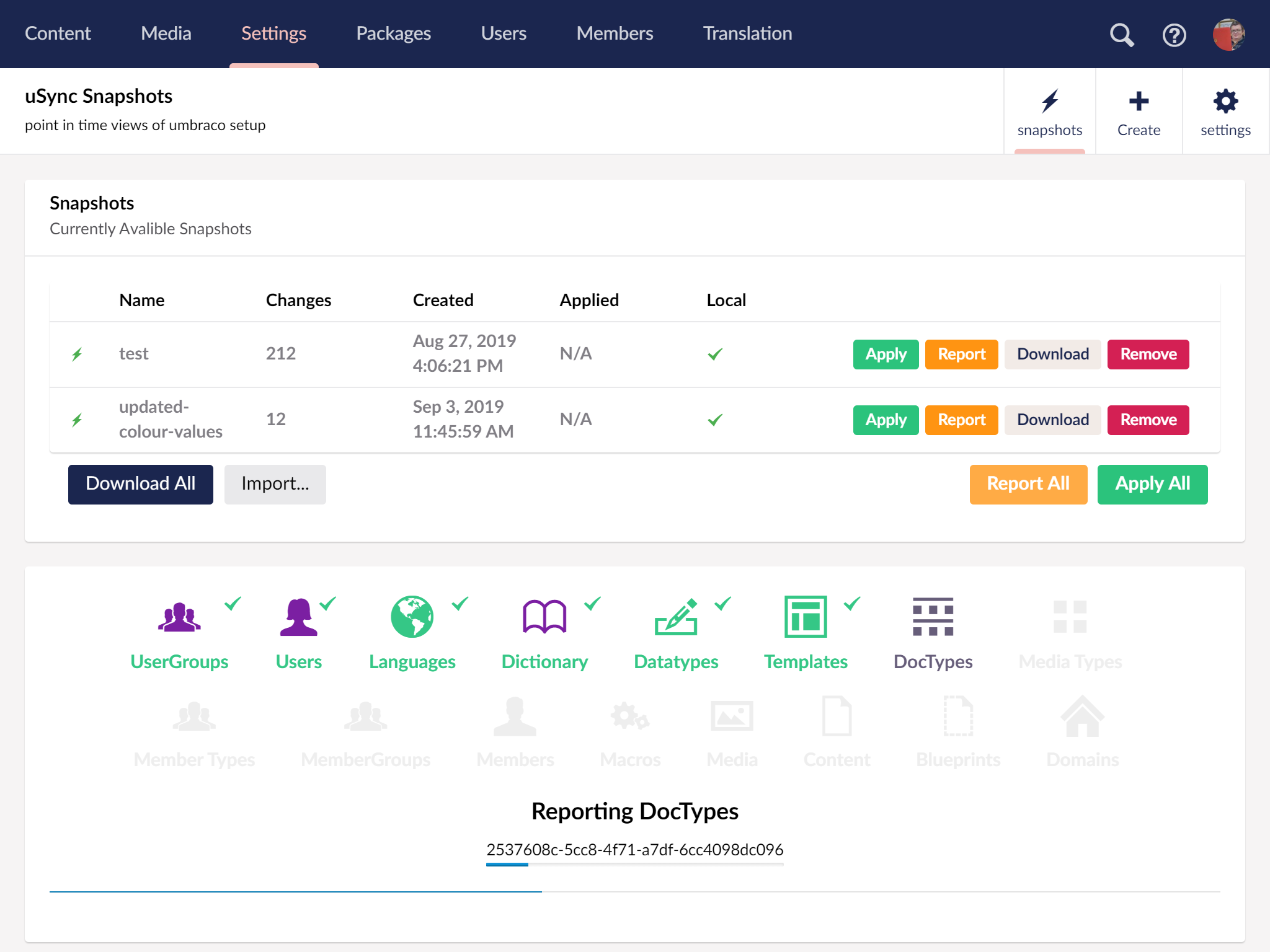 Take point in time snapshots of your site.