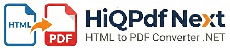 HiQPdf Next HTML to PDF Library Logo