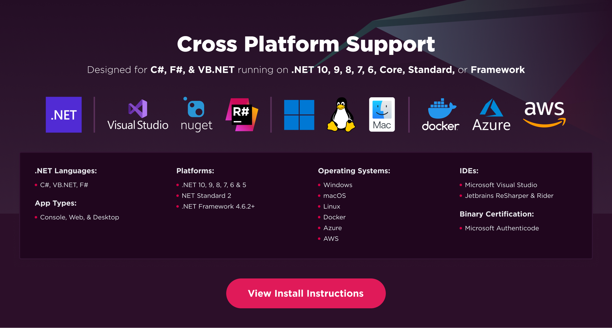 IronOCR Cross Platform Compatibility Support Image
